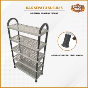 RAK SEPATU MYPLAST SILVER